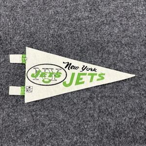 Vintage New York Jets Mini Pennant 7” NFL Football